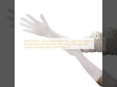 Γάντια Νιτριλίου - Μίας χρήσης, Χωρίς πούδρα, Χωρίς λάτεξ, Ιατρικής & Βιομηχανικής χρήσης, Μπλε/Ροζ, Μεγέθη XS-L, Εγκεκριμένα από τον FDA, Εύκαμπτη & Άνετη Προστασία