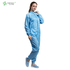 Pharmaceutical industry workshop uniform Cleanroom ESD antistatic coverall jumpsuit