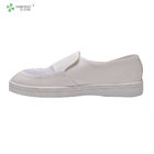 Cleanroom White breathable PVC sole anti slip antistatic working leather shoe esd mesh shoes for electrics pharmaceutical